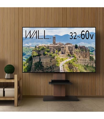 Amazon｜WALL B1 テレビスタンド 隠しキャスター付き 首振り ハイ